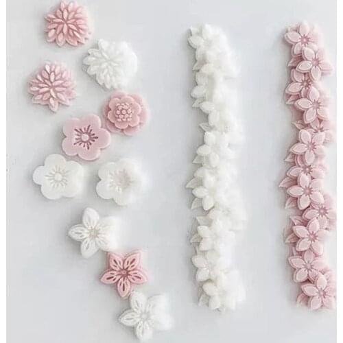 Rose Flower Cake Lace Mold Chocolate Baking Molds DIY Cake Decoration Candy Fondant Mould Cakes Tools Bakeware Decor