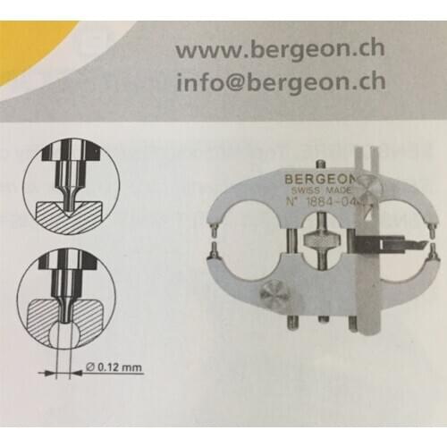 Bergeon 1884-04 Truing calipers.Small model with parallel opening Compases de ocho.Modelo grande con abetura paralela watch tool