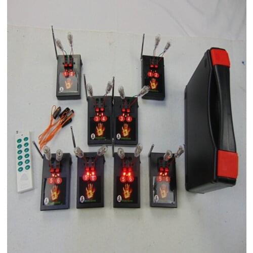 LED Special Effects Connect Wire-16 Cues Remote DMX Stage Lingt 433mhz Wedding Gift Gireworks Firing Hot 2019 New Style