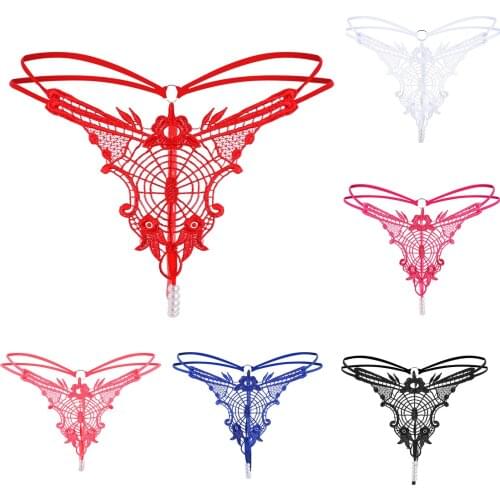 Sexy Panties Ladies Hollow Out Briefs Underpants Thongs Erotic Women Lace embroidery Porno Temptation Sexy Lingerie Intimates