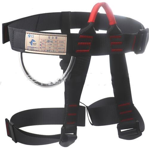 Outdoor Rocking Climbing Harness Mountaineering Half Body Fall Prevention Safety BeltClimbing Equipment Climbing Accessories