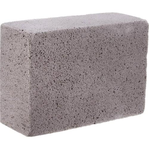 1pc BBQ Cleaning Stone Non Slip Handheld Grill Quickly Cleaner Brick Barbecue Scraper Griddle Removing Stains Brush