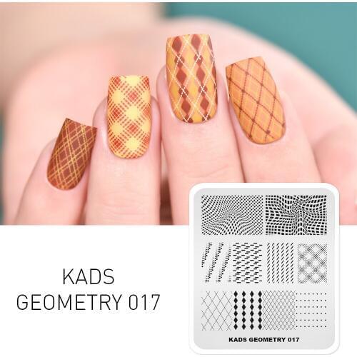 1pc Nail Art Stamping Plate Geometric patterns Nail Stamp Template Manicure Image Template Festival Nails Stencil for Nail Art