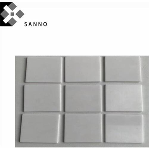 100pcs 14x3.4x0.5mm zro2 ceramic plates customize 13x97mm / 14x19mm non-porous wear-resistant insulating zirconia ceramic sheet