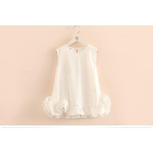 2021 Summer Girls Dresses Children Clothes Baby Girls Flower Dress Kids Lacework Style Dress Baby Girls Dress Girls Outwear M22