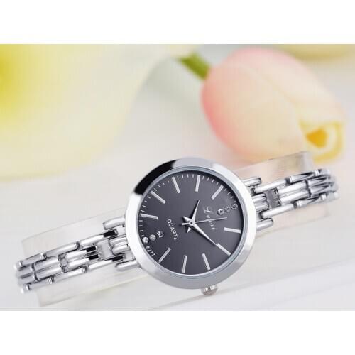 2021 New Brand Watch Narrow Strap Steel Belt with Diamond Elegant Watch AliExpress Explosions Ladies Fashion Watch Luxury