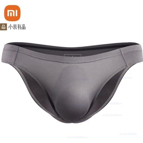 3pcs Xiaomi Ice Silk Cool Men Underwear Boxer Short Soft Seamless Breathable Mens Underpants Translucent Sexy Briefs Panties