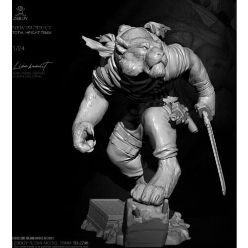 75mm 1/24 Resin model kits figure colorless and self-assembled TD-2798