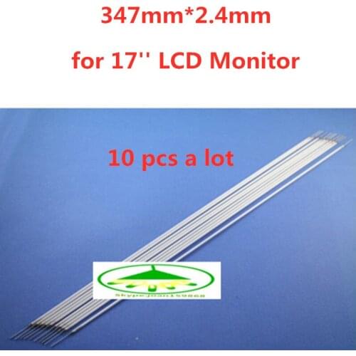 100% Brand New and Good Quality 10Pcs 347mm*2.4mm CCFL Backlight Lamps for 17'' LCD Monitor