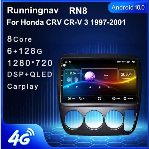 Android 10.1 For Honda CRV CR-V 1997-2001 Multimedia Stereo Car DVD Player Navigation GPS Radio 2 din