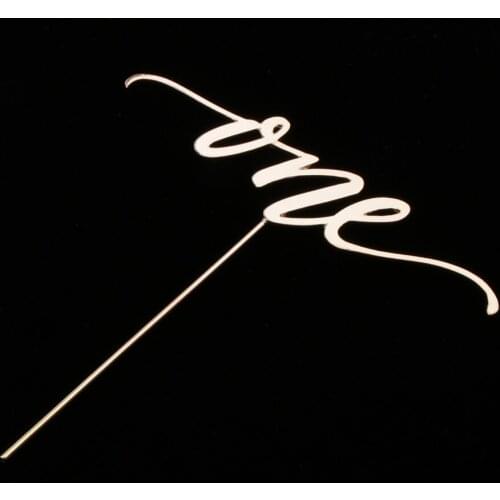 Glitter ONE Cake Topper - Number 1st Birthday Cake Topper birthday Decoration