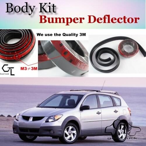 Bumper Lip Deflector Lips For Pontiac Vibe 2003~2010 Front Spoiler Skirt For TopGear Friends Car View Tuning / Body Kit / Strip