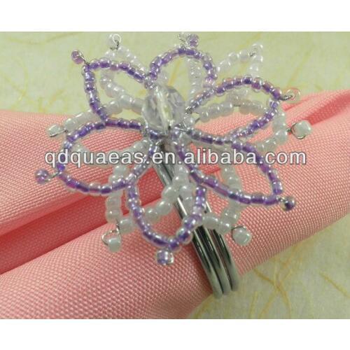 Acrylic napkin ring wedding decoration napkin holder
