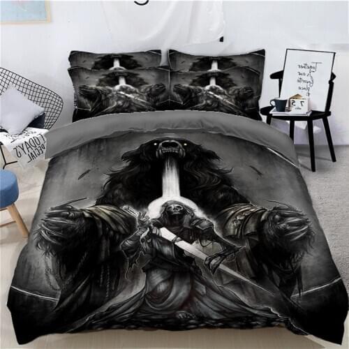 Halloween bedding set 3D Duvet bed cover bedsheet Pillowcase Twin full king Queen California king decorate Textiles Drop Ship