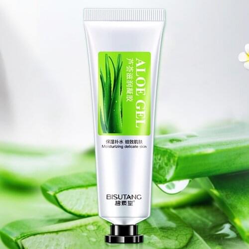 30ml Face Cream Aloe Soothing Gel Aloe Vera Gel Skin Care Remove Acne Moisturizing Day Cream After Sun Lotions Aloe Gel