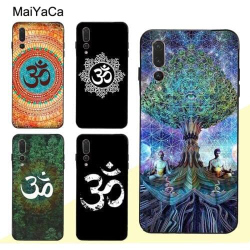 MaiYaCa Aum Om Yoga Symbol Hindu Case For Huawei P30 Pro P40 P10 P20 Lite Mate 20 30 10 Lite P Smart 2019 Z