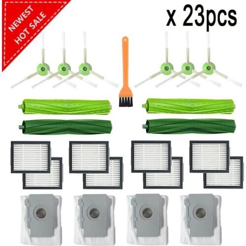 Dust Bag Rolling Brush Hepa Filter Side Brush suit for iRobot Roomba i7 E5 E6 I Series Robot Vacuum Cleaner Replacement Spare P