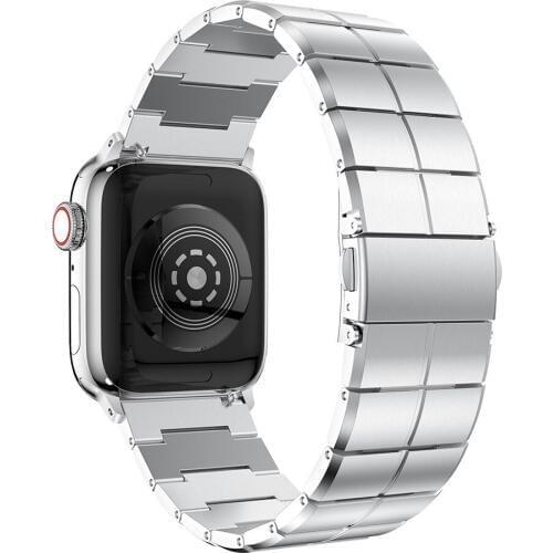 Metal Strap for Apple Watch 38/40mm 42/44mm Band Stainless Steel Link Bracelet Smartwatch Strap for Apple Watch Series 1 2 3 4