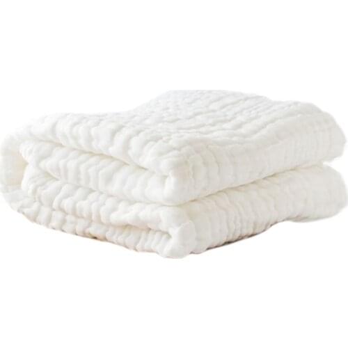 Reusable Baby Muslin Blanket Infant Swaddle Wrap Newborn Soft Breathable Gauze Bedding Bath Towel Shower Gifts