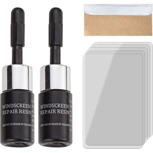 Car Windshield Repair Kit Auto Glass Crack Repair Tools with Repair Agent for Car Windshield Crack Crevice Crater and Scratch