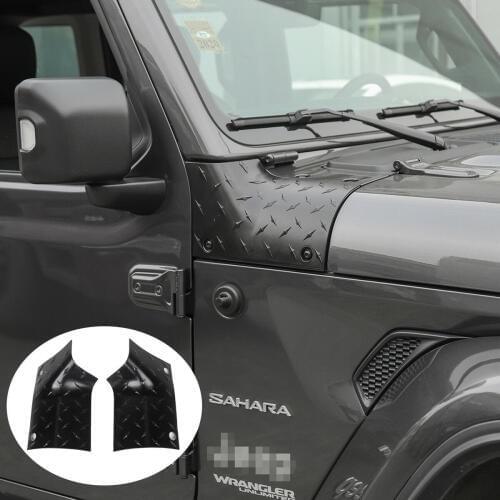 NEW Side ABS Black Body Armor Side Cowl Cover Forfor Jeep Wrangler JL JLU 2018 2019 2pc