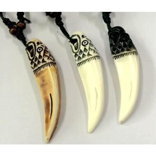 8 pcs Faux Eagle Black Wax Cotton Cord Surf Necklace Jewellery
