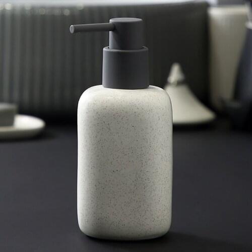 Simple Ceramic Lotion BottlePortable Press Soap BottleBody Soap/shampoo/face Wash Dispenser BottleBathroom ToiletriesSend A Gift