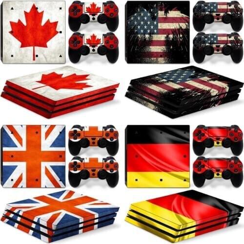 For PS4 PRO Console and Controllers stickers For ps4 pro skin sticker For PS4 pro Vinyl sticker for ps4 pro skin