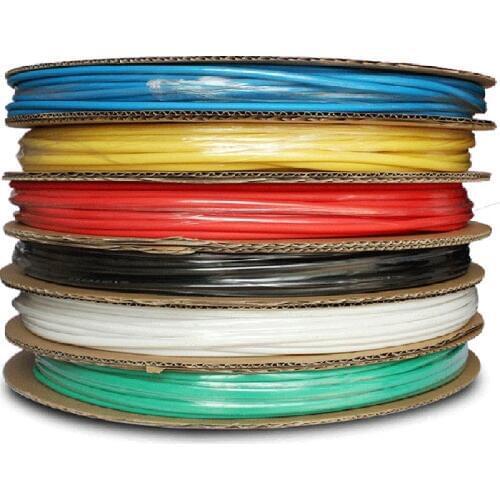 100meters 5MM Heat Shrink Tubes Shrinkable Tubing Insulation Sleeving red green blue yellow white clear black