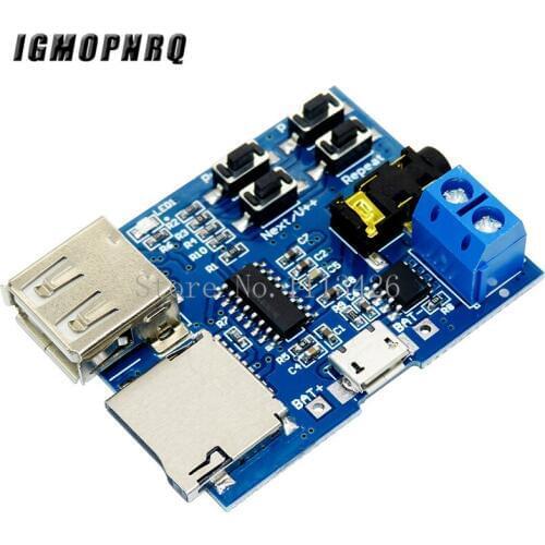 TF card U disk MP3 Format decoder board module amplifier decoding audio Player