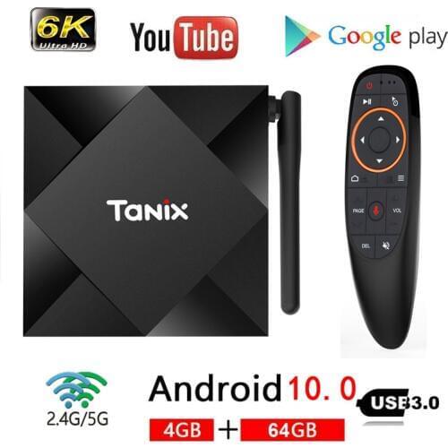 Tanix TX6S TV BOX Android 10 Smart tv box 4GB RAM 32GB 64GB ROM TVBox Allwinner H616 Quad Core Box H.265 4K Media player 2GB 8GB