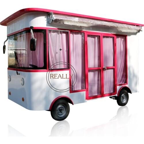 Street Mobile Food Kiosk Coffee Machine Cart With Kitchen Equipment Fast China Vending Trucks