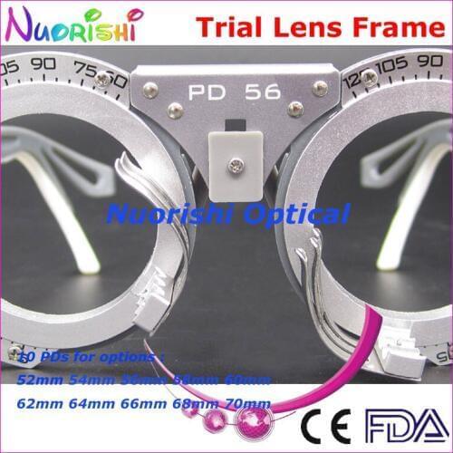 XD17 5pcs a lot 10 Different Fixed PDs Pupil Distance Optometry Grey Trial Lens Frame Lowest Shipping Costs