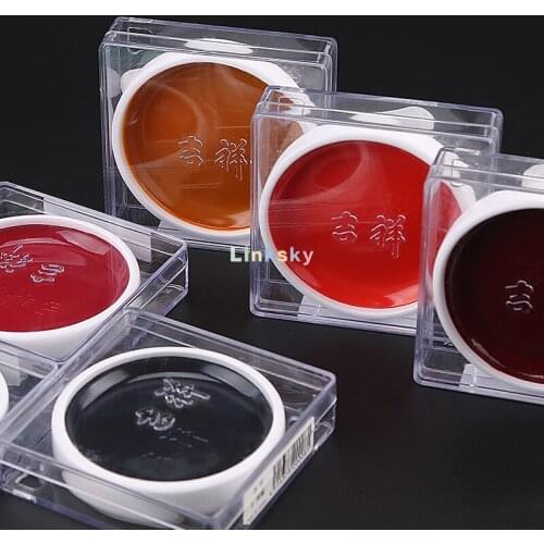 Kissho Teppatsu Gansai Japanese Watercolor Paint JAPAN NEW, Solid 68 color Monochrome Watercolor with Porcelain Palette