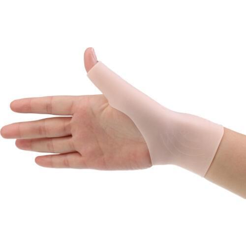 1 Pair Silicone Hand Thumb Wrist Support Glove Tendonitis Arthriti Brace Sleeve Protection Gear Protector Pain Relief Soft