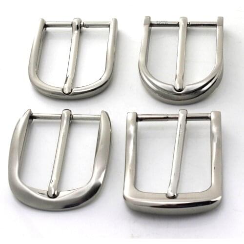 1pcs 35mm Fashion Belt Buckle For Men Metal Clip Buckle End Bar Heel Bar Single Pin Buckle for Leather Craft Belt Strap DIY