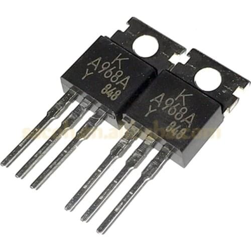 10Pairs 2SA968A or 2SA968 + 2SC2238A or 2SC2238 TO-220 5A 160V NPN + PNP Power Transistor