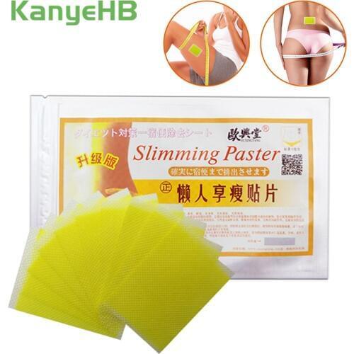 40pcs/4bags Weight Loss Plaster Paste Slimming Fat Burning Self-heating Thin Leg Arm Body Plaster A202