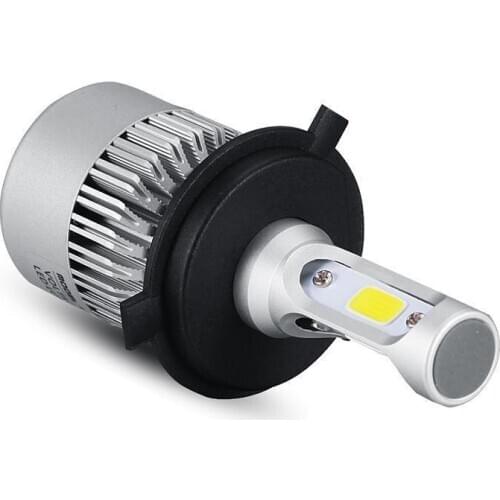 72W 8000LM COB LED Car Headlights Bulbs Fog Lamps H4 H7 H11 9005 9006 6500K White 2PCS