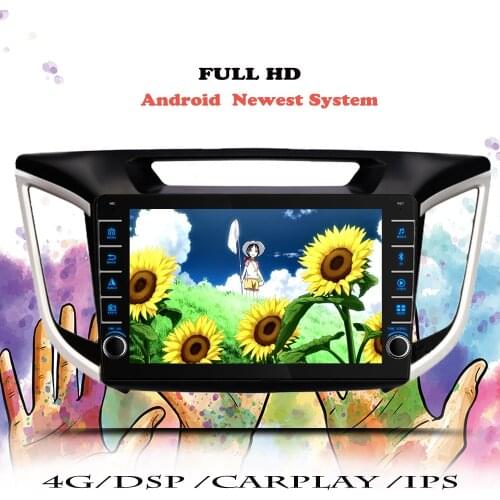 Car Radio Multimedia Player For Hyundai Creta IX25 2015 2016 2017 2018 2019 Android Navigation GPS 2 din DVD Head Unit Cassette