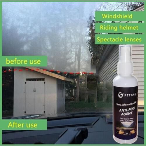 30ml Automotive Antifogging Agent Glasses Helmet Defogging Auto Anti-fog Agent Car Glass Nano Hydrophobic Coating Spray