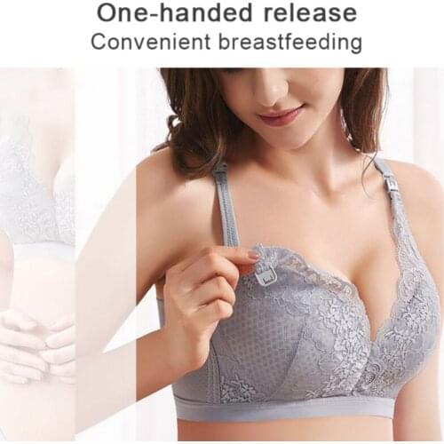 Maternity Wirefree Nursing Bra Cotton Breastfeeding Bra for Pregnant Women Breast Sleep Bra Gorge Allaitement Underwear