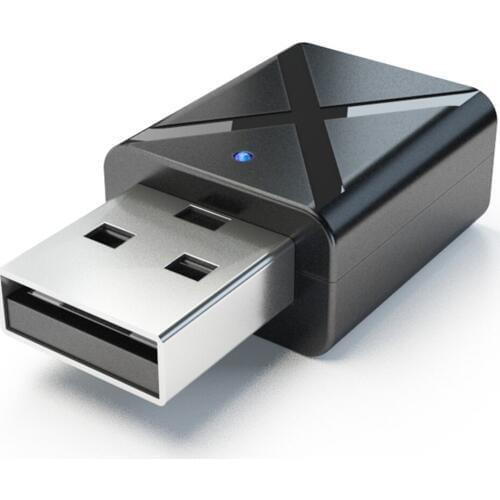 FFYY-Mini Bluetooth 5.0 Audio Receiver Transmitter 3.5Mm Aux Wireless Adapter For Car Pc Tv Speaker Headphone Usb Power