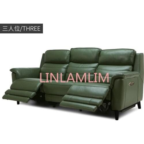 Living Room Sofa set real genuine leather sofas salon couch puff asiento muebles de sala canape electric recliner 3 seater cama