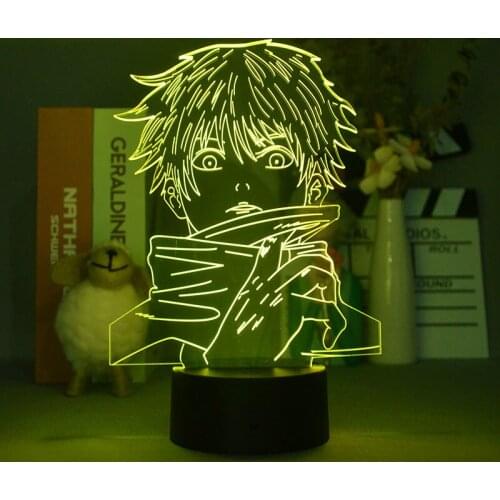 Anime Lamp Satoru Gojo Light Jujutsu Kaisen Led Night Light for Birthday Gift Lamp Bedroom Decor Child Kids Birthday Gift Manga