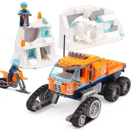 Hot City Series Arctic Ice Crawler Compatible City 60193 60194 Toys Building Blocks Bricks Boys Christmas Toys Gifts Lepining