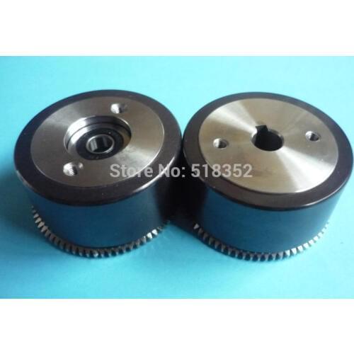 M401 M402 Mitsubishi Black Ceramic Pinch Roller Assembly with Bearing and Gear for WEDM-LS Wire Cutting Wear Parts