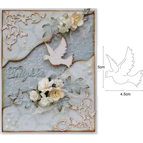 Animal Bird Metal Cutting Dies Cut Die Mold Dove DIY Etched Scrapbook Paper Craft Knife Mould Blade Punch Stencils Dies