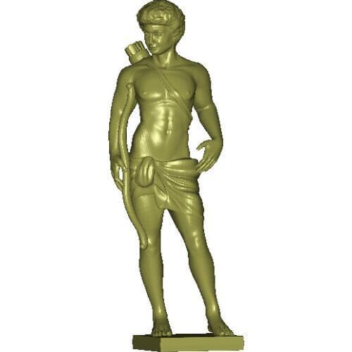 3D model relief stl format, 3D solid model sculpture,stone carving European man