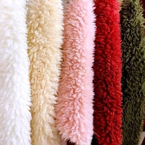 Thick curled wool fur,felt fabric,faux fur fabric,Background decoration materials, shoes accessories,160cm*45cm(half yard)/pcs